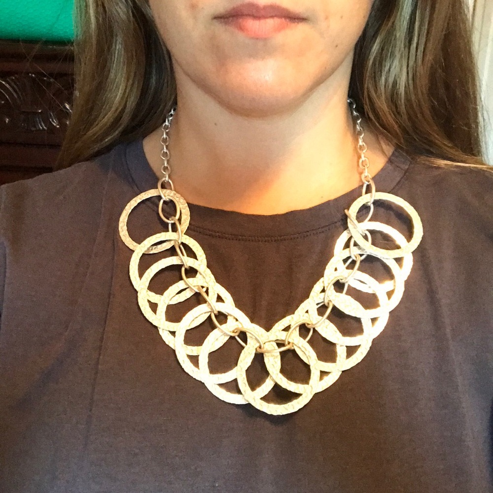 *3 for$10* Silver circle necklace
